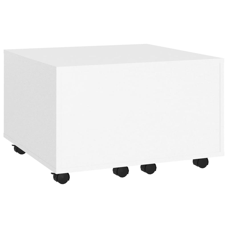 Coffee Table White 60x60x38 cm Engineered Wood Payday Deals