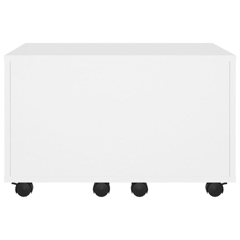 Coffee Table White 60x60x38 cm Engineered Wood Payday Deals