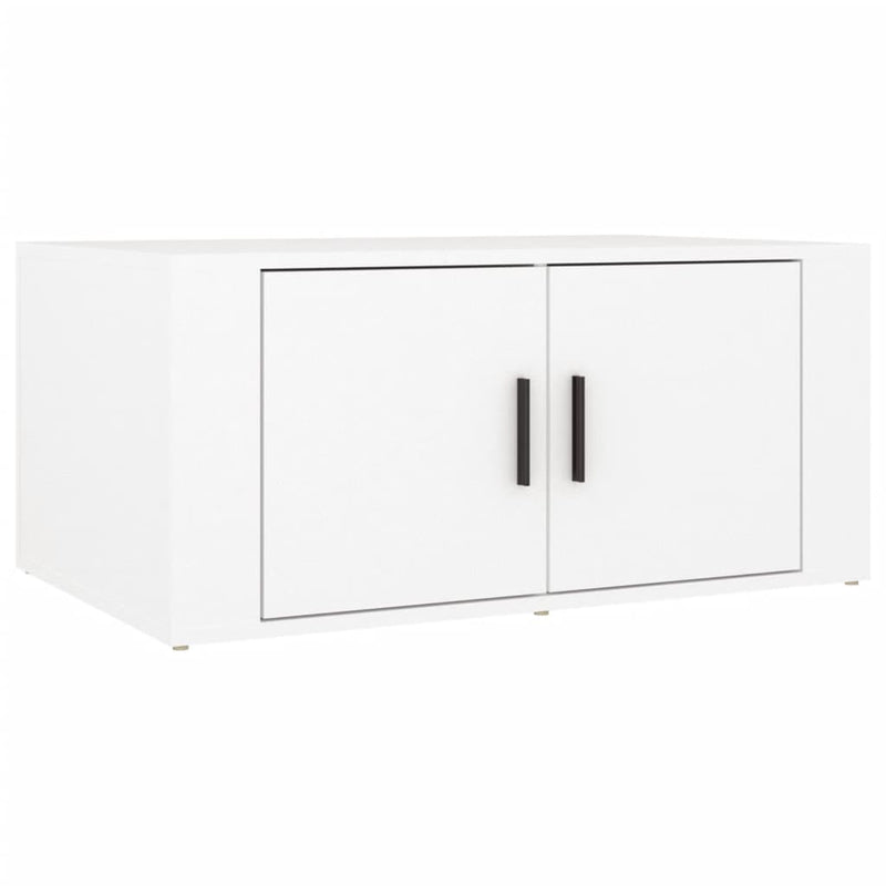 Coffee Table White 80x50x36 cm Engineered Wood Payday Deals