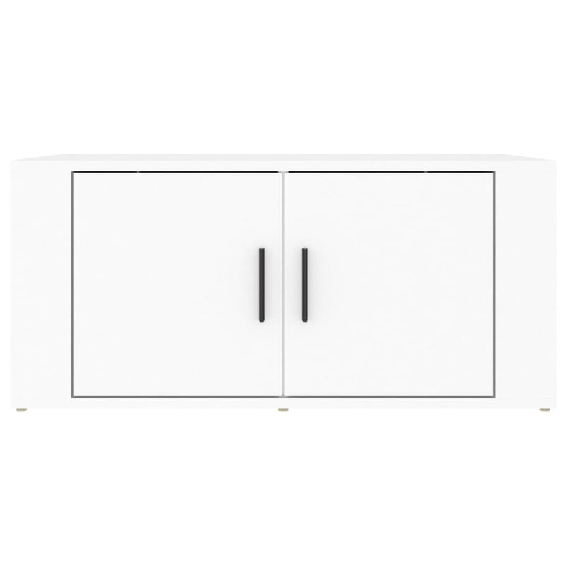Coffee Table White 80x50x36 cm Engineered Wood Payday Deals