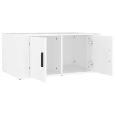 Coffee Table White 80x50x36 cm Engineered Wood Payday Deals