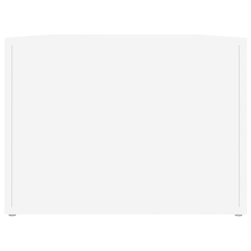 Coffee Table White 80x50x36 cm Engineered Wood Payday Deals