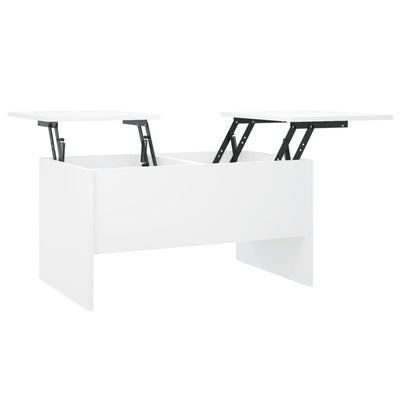Coffee Table White 80x50x42.5 cm Engineered Wood Payday Deals