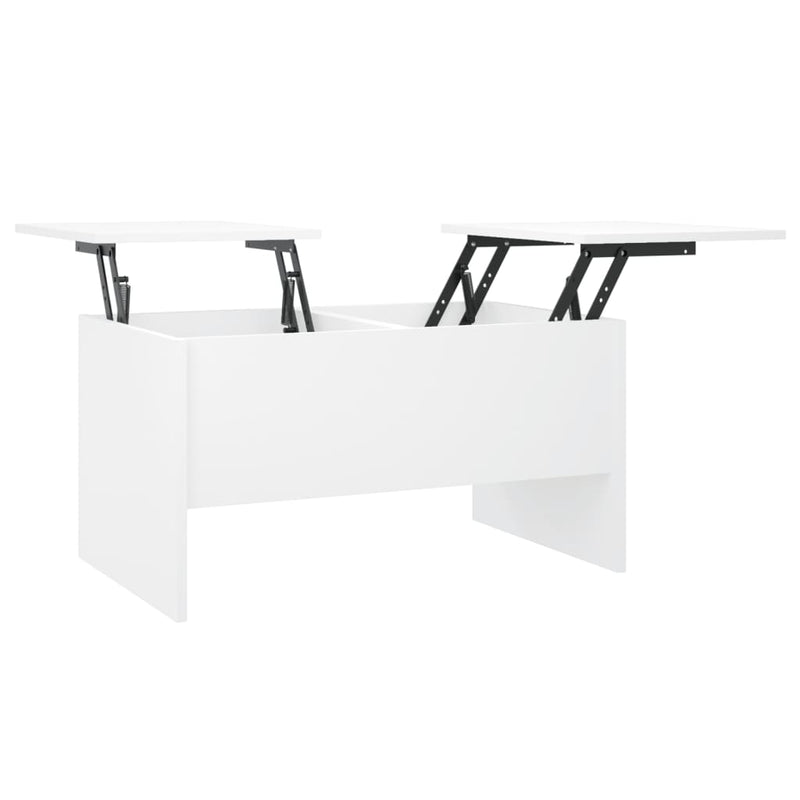 Coffee Table White 80x50x42.5 cm Engineered Wood Payday Deals