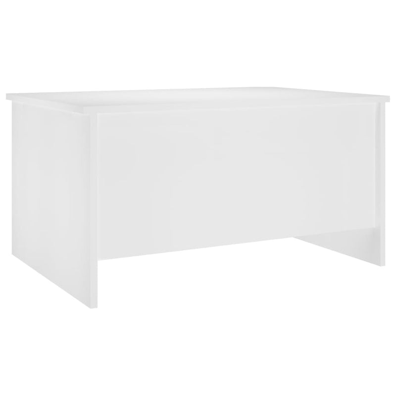 Coffee Table White 80x55.5x41.5 cm Engineered Wood Payday Deals