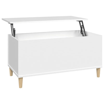 Coffee Table White 90x44.5x45 cm Engineered Wood Payday Deals
