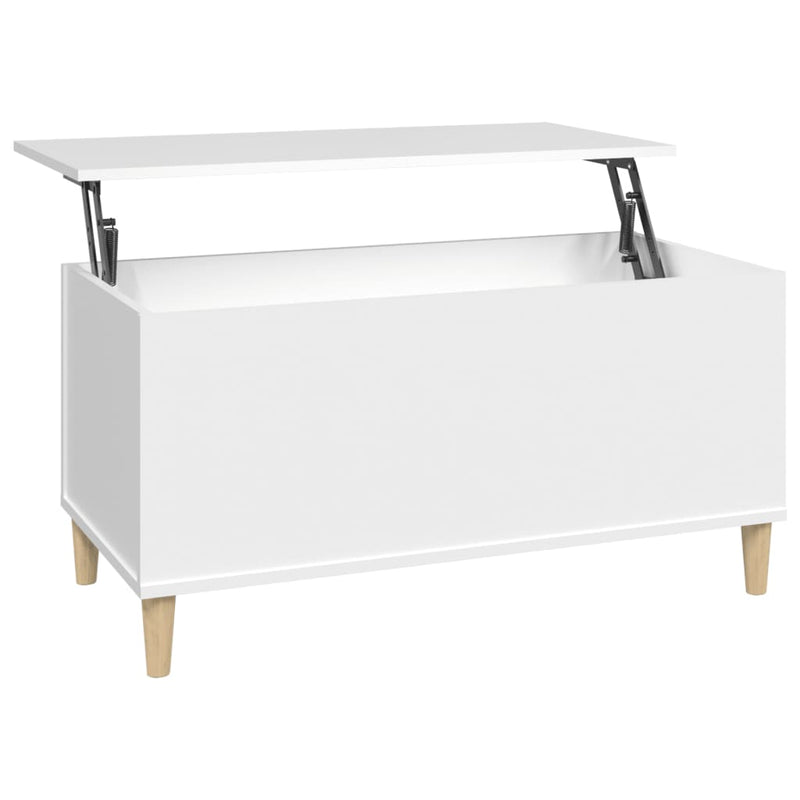 Coffee Table White 90x44.5x45 cm Engineered Wood Payday Deals