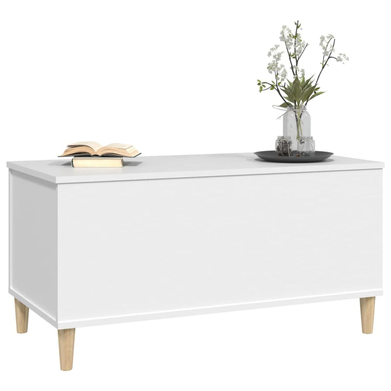 Coffee Table White 90x44.5x45 cm Engineered Wood Payday Deals
