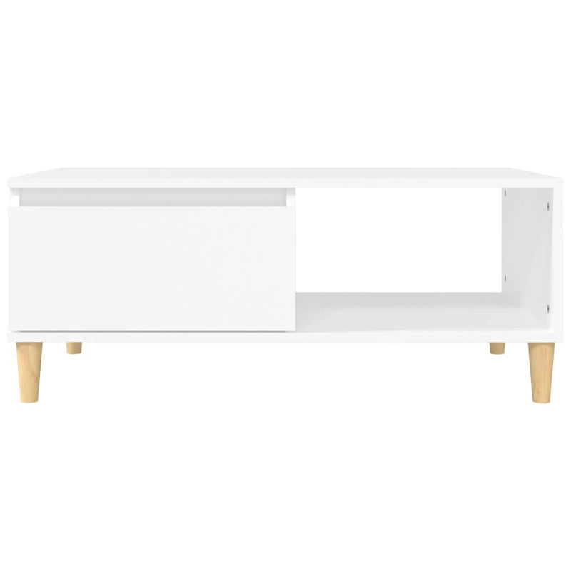 Coffee Table White 90x50x36.5 cm Engineered Wood Payday Deals