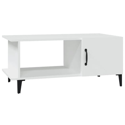 Coffee Table White 90x50x40 cm Engineered Wood Payday Deals