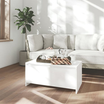 Coffee Table White 90x50x41.5 cm Chipboard Payday Deals