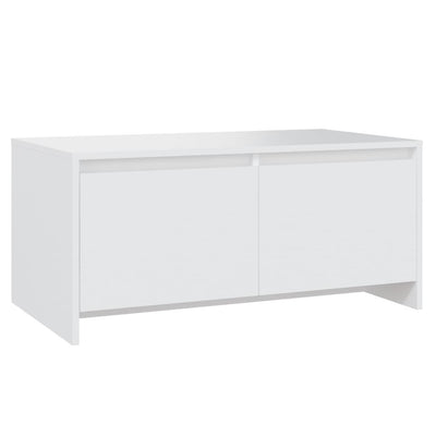Coffee Table White 90x50x41.5 cm Engineered Wood Payday Deals