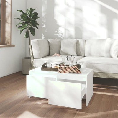 Coffee Table White 90x50x41.5 cm Engineered Wood Payday Deals