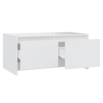 Coffee Table White 90x50x41.5 cm Engineered Wood Payday Deals