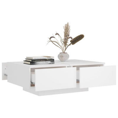 Coffee Table White 90x60x31 cm Engineered Wood Payday Deals