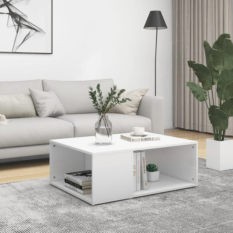 Coffee Table White 90x67x33 cm Engineered Wood Payday Deals