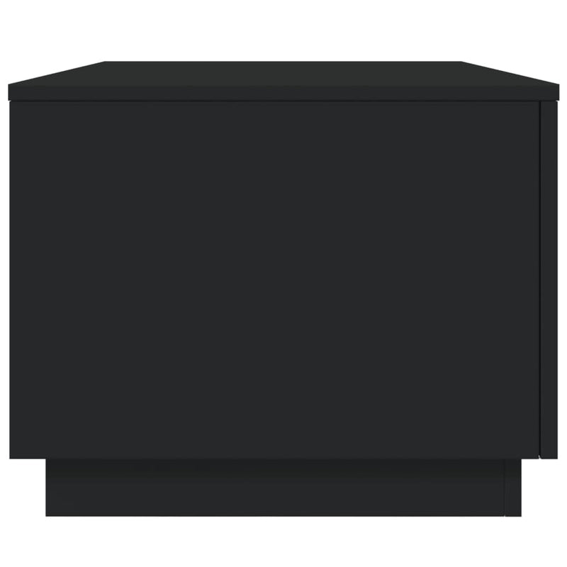 Coffee Table with LED Lights Black 90x50x40 cm Payday Deals