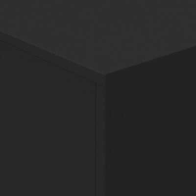 Coffee Table with LED Lights Black 90x50x40 cm Payday Deals