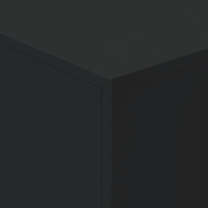 Coffee Table with LED Lights Black 90x50x40 cm Payday Deals