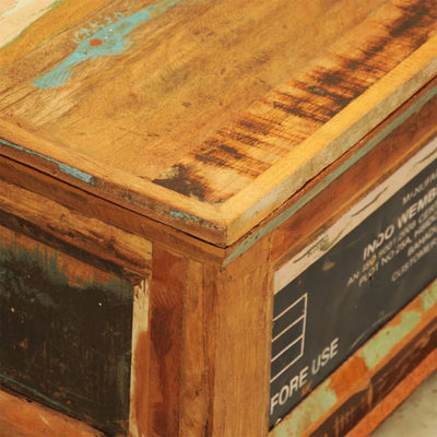 Coffee Table with Storage Vintage Reclaimed Wood Payday Deals
