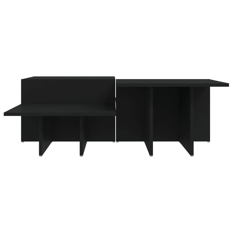 Coffee Tables 2 pcs Black Engineered Wood Payday Deals