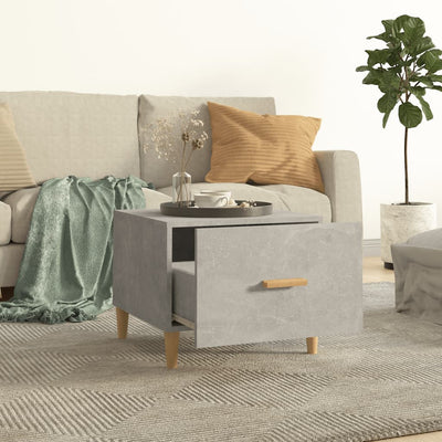 Coffee Tables 2 pcs Concrete Grey 50x50x40 cm Engineered Wood Payday Deals