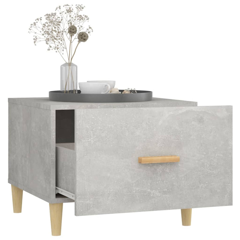 Coffee Tables 2 pcs Concrete Grey 50x50x40 cm Engineered Wood Payday Deals