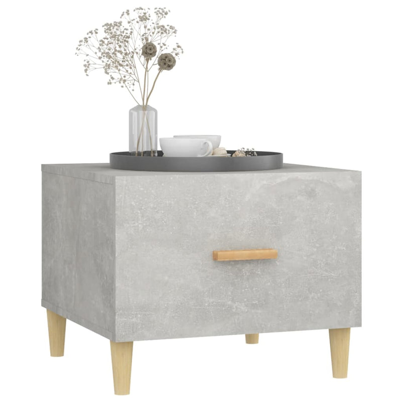Coffee Tables 2 pcs Concrete Grey 50x50x40 cm Engineered Wood Payday Deals