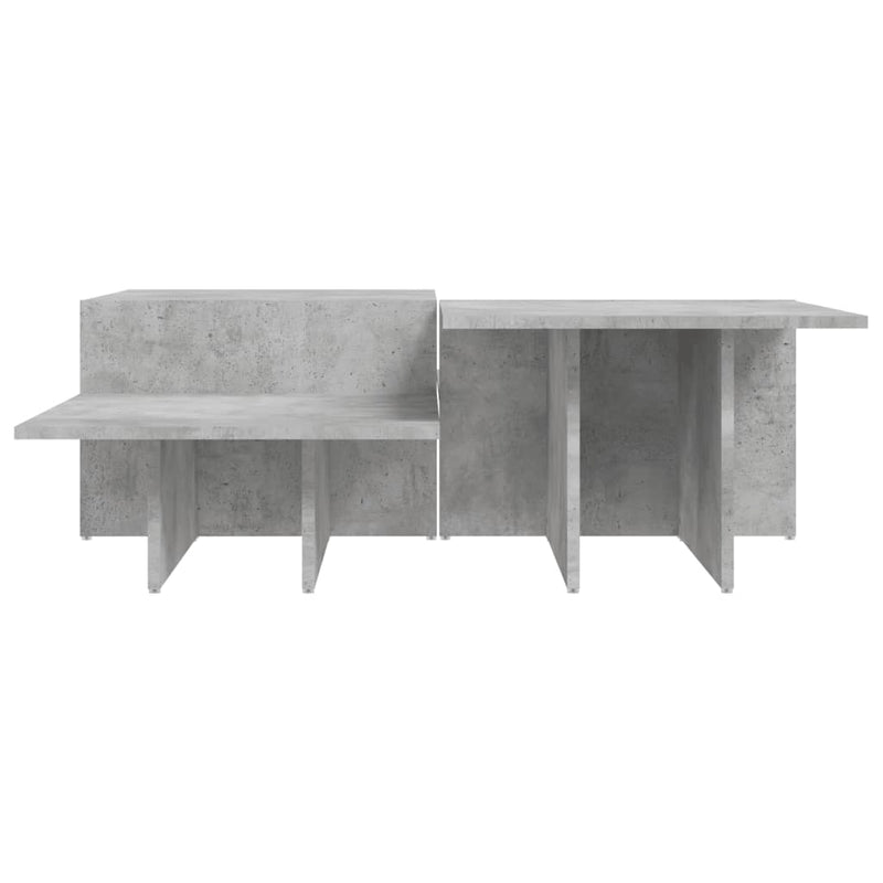 Coffee Tables 2 pcs Concrete Grey Engineered Wood Payday Deals
