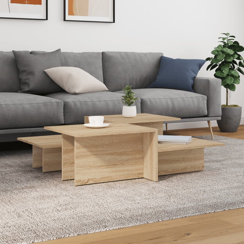 Coffee Tables 2 pcs Sonoma Oak Engineered Wood Payday Deals