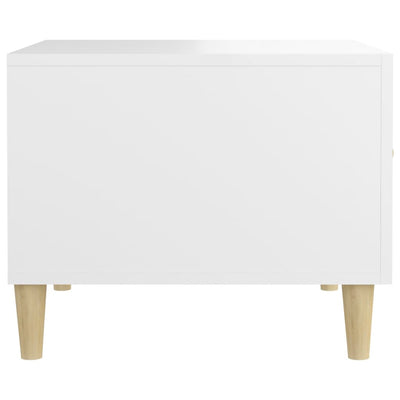 Coffee Tables 2 pcs White 50x50x40 cm Engineered Wood Payday Deals