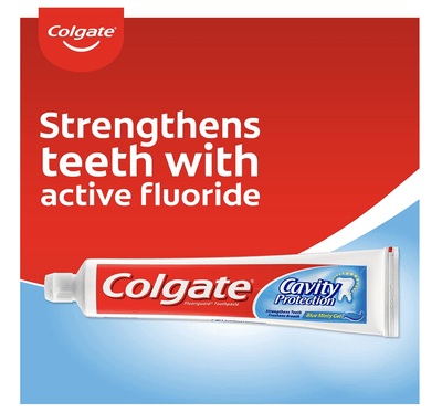 Colgate Cavity Protection Blue Minty Gel Fluoride Fresh Breath Toothpaste 160g Payday Deals
