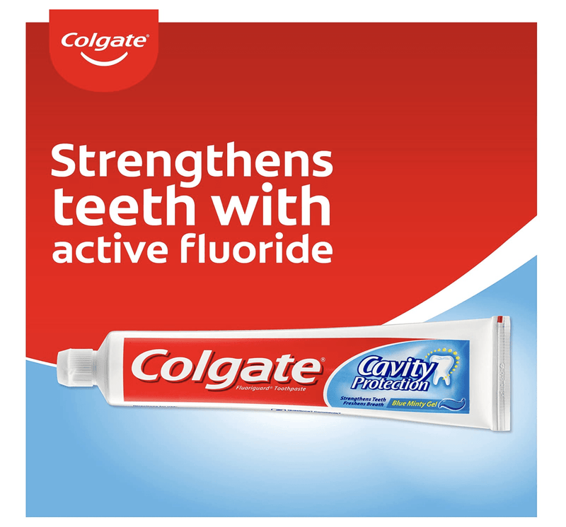 Colgate Cavity Protection Blue Minty Gel Fluoride Fresh Breath Toothpaste 160g Payday Deals