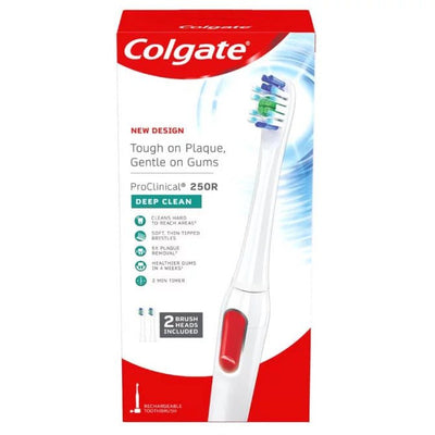 Colgate ProClinical 250R Deep Clean Electric Toothbrush - White Payday Deals