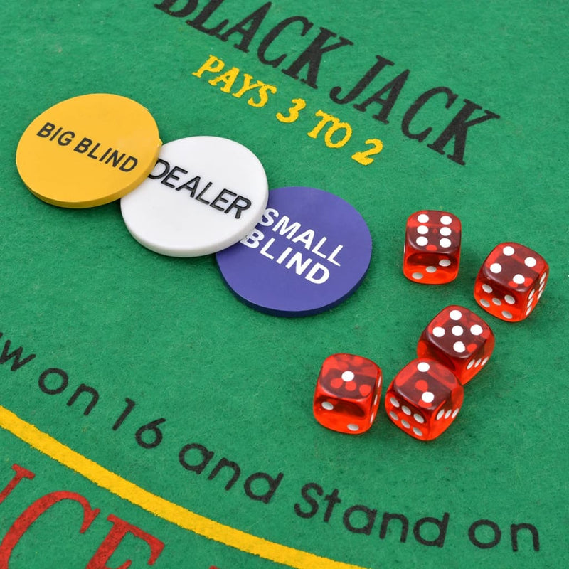 Combine Poker/Blackjack Set with 600 Laser Chips Aluminium Payday Deals