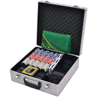 Combine Poker/Blackjack Set with 600 Laser Chips Aluminium Payday Deals