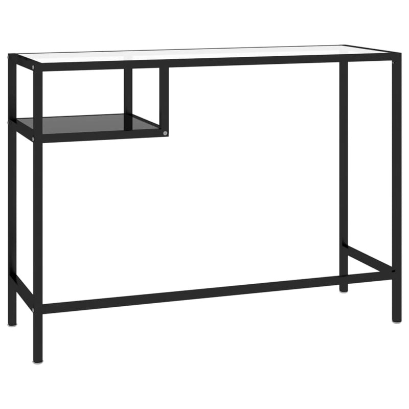 Computer Desk Black 100x36x74 cm Glass Payday Deals