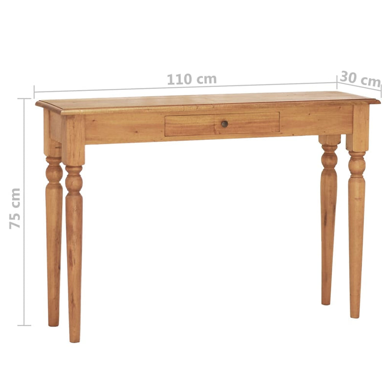 Console Table 110x30x75 cm Solid Mahogany Wood Payday Deals