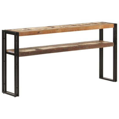 Console Table 150x30x75 cm Solid Reclaimed Wood Payday Deals