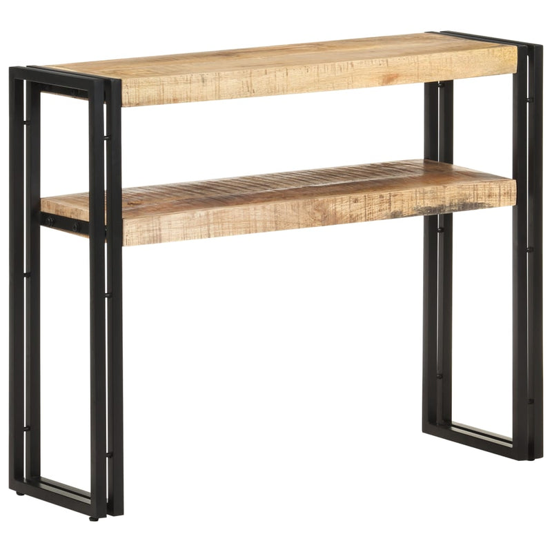 Console Table 90x30x75 cm Rough Mango Wood Payday Deals