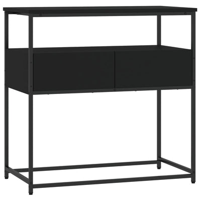 Console Table Black 75x40x75 cm Engineered Wood Payday Deals