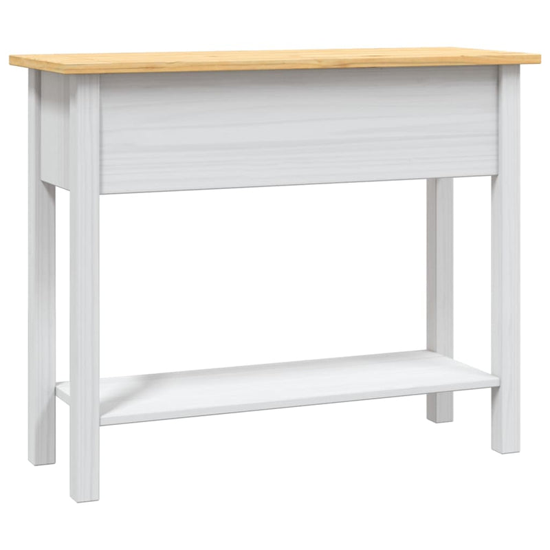 Console Table Mexican Pine Corona Range White 90x34.5x73 cm Payday Deals