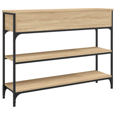 Console Table Sonoma Oak 100x25x75 cm Engineered Wood Payday Deals