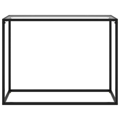 Console Table Transparent 100x35x75 cm Tempered Glass Payday Deals