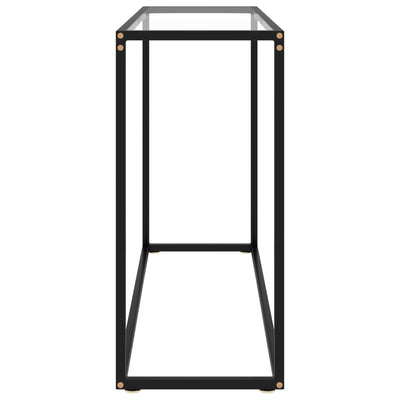 Console Table Transparent 100x35x75 cm Tempered Glass Payday Deals