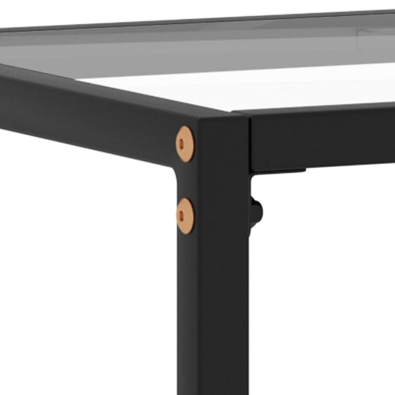 Console Table Transparent 100x35x75 cm Tempered Glass Payday Deals