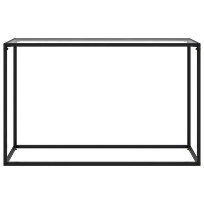 Console Table Transparent 120x35x75 cm Tempered Glass Payday Deals