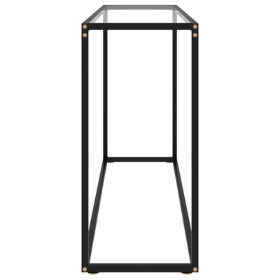 Console Table Transparent 120x35x75 cm Tempered Glass Payday Deals