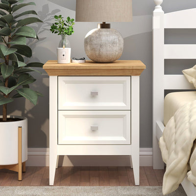 Coogee 2 Drawer Bedside Table