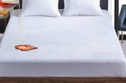 coral fleece waterproof fitted mattress protector mega queen Payday Deals